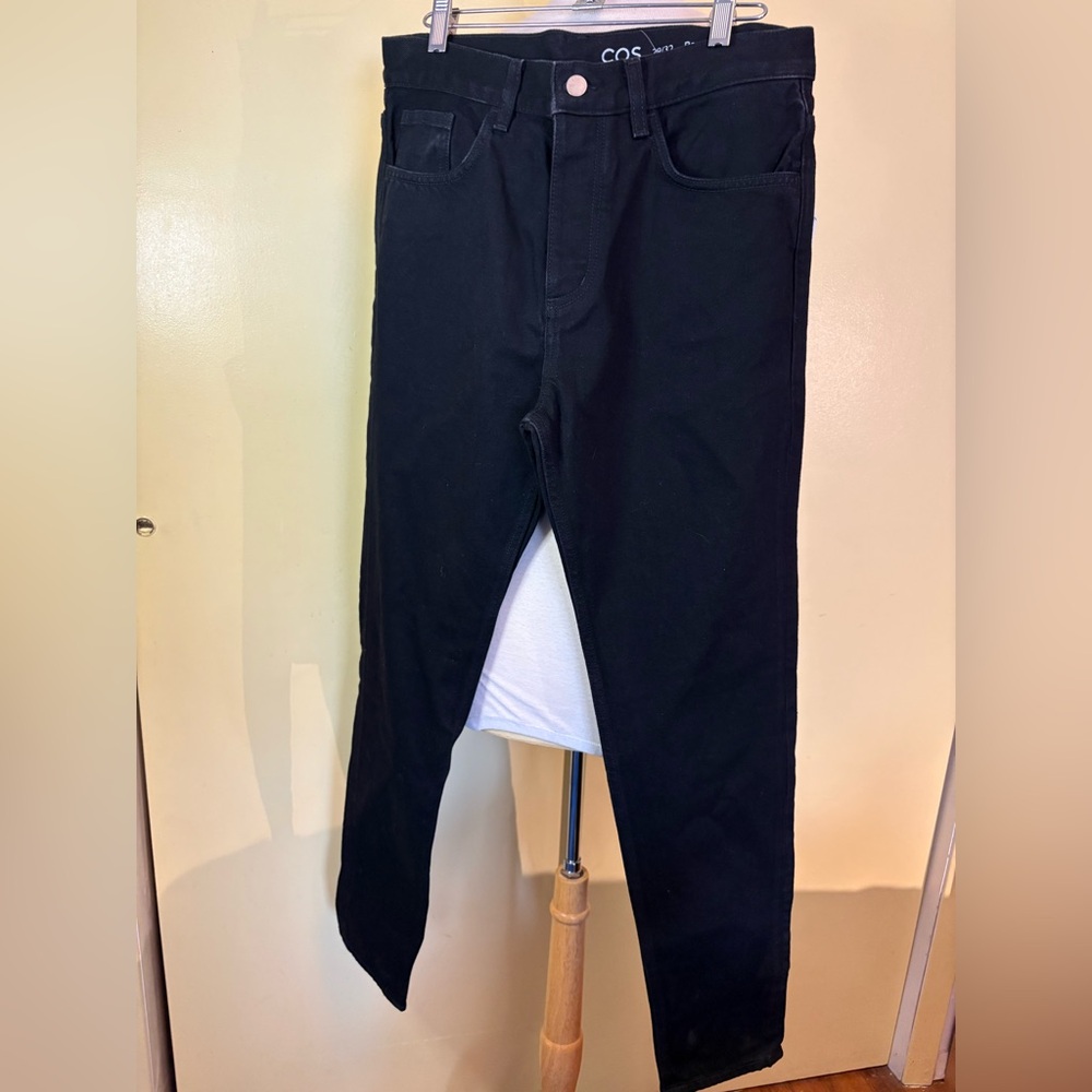 COS Men's Slim Black Jeans